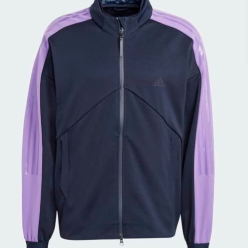 Adidas TIRO men's sport jacket legend ink blue and lilac