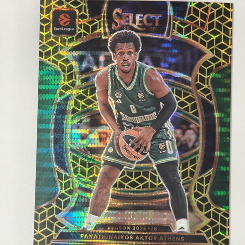 TJ Shorts Gold Spectris Select Panini 2025 Card New