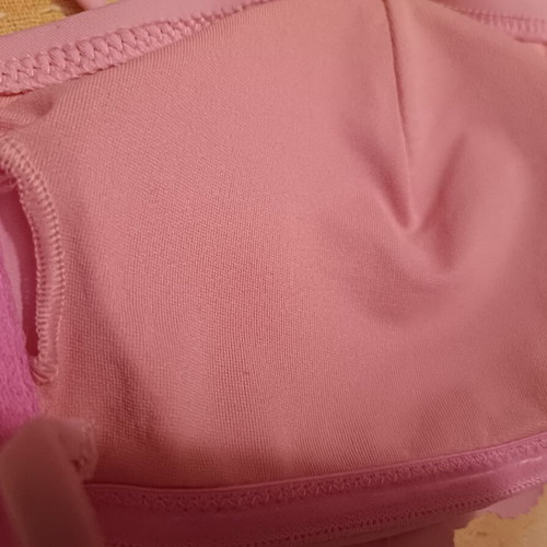 Sugar Free Daisy bikini top new, size M, pink
