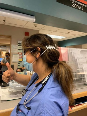 Κλιπ μάσκας νέο, σετ 2 τεμαχίων σε διάφορα χρώματα