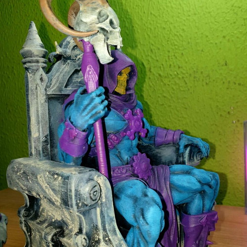 Skeletor set of 3 hand-painted decorative figures new