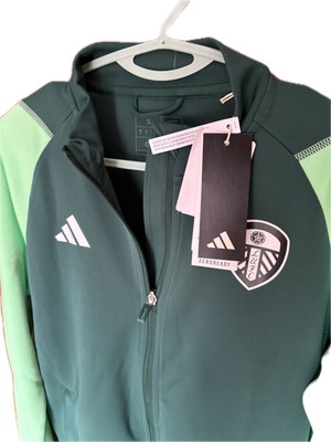 Leeds United jacket, authentic, size Small