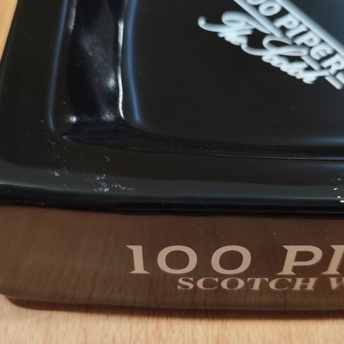 100 Piper's Scotch Whisky Ceramic Ashtray like new