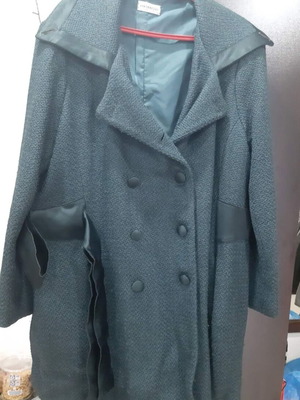 Women's outerwear jacket type coat used, cypress color size 56