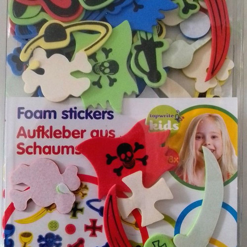 Pirates stickers new for party or diary or album