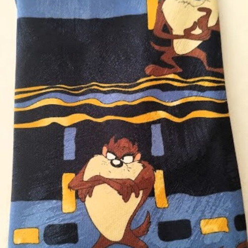Looney Tunes Ties by Marks & Spencer like new, colorful, Taz design