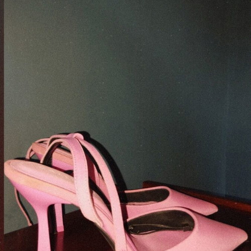 Stiletto heels A To Z Greek like new, pink and purple, size 38