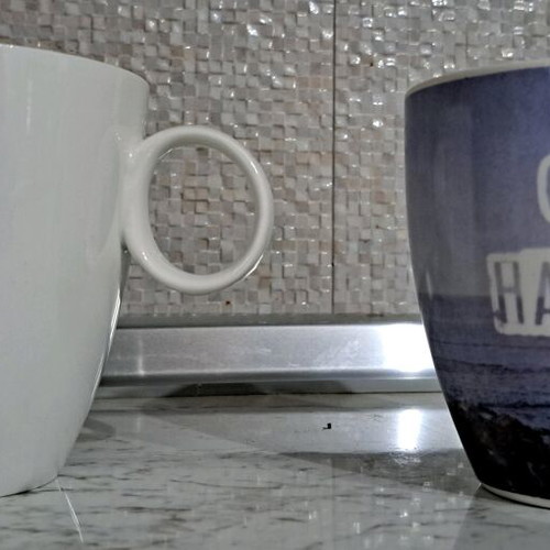 Coffee mugs used, set of 11 with Nescafe and Caotonic