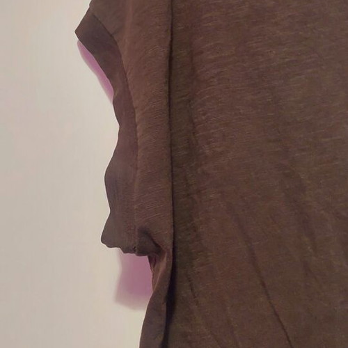 Ovs Fashion Brown Cotton T-shirt like new, size 4XL