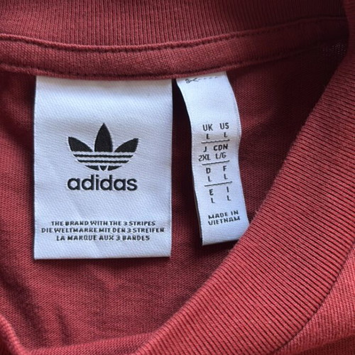Adidas men's shirt like new, red, size L