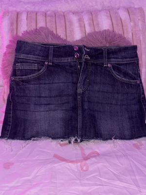 Bershka skirt-shorts like new, blue, size M
