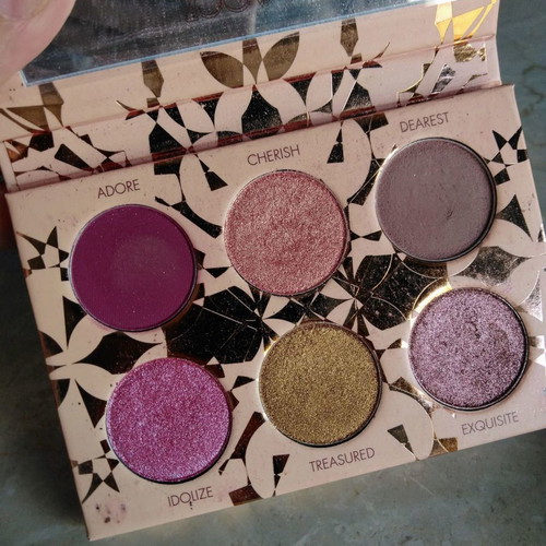 Zoeva precious eyeshadow palette used