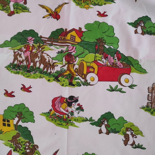 Children's cotton bed sheet 2.10x1.30 m