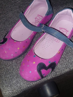 Crocodilino ballerinas size 30 like new, pink, leather insole