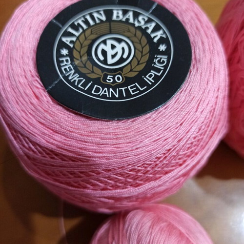 Altin Basak No 50 fuchsia light thread spools like new, set of 4