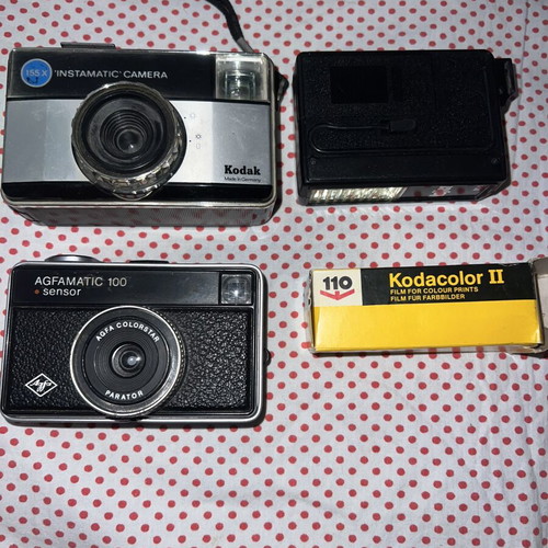 Afgamatic Instamatic Cameras like new, film and flash compatible
