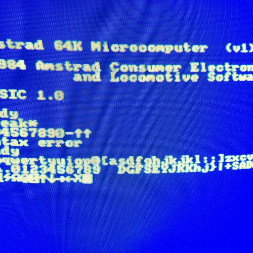 Amstrad CPC 464 motherboard used