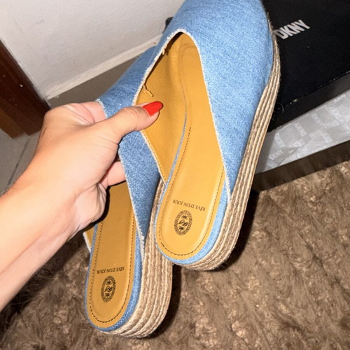 RÊVE D'UN JOUR blue platform shoes size 41