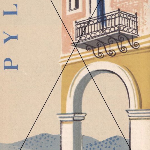 Pylos Navarino Tourist Brochure EOT 1961 like new, Tassos Alevizos