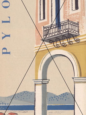 Pylos Navarino Tourist Brochure EOT 1961 like new, Tassos Alevizos