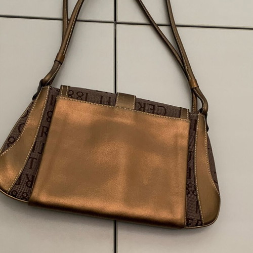 Cerruti 1881 bag like new, brown leather with gold details