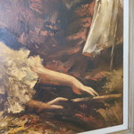 Oil painting used artwork