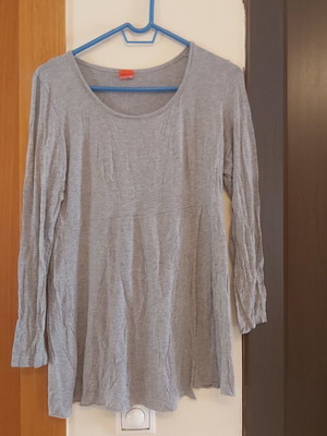 Women's Long Sleeve Blouse gray size large like new