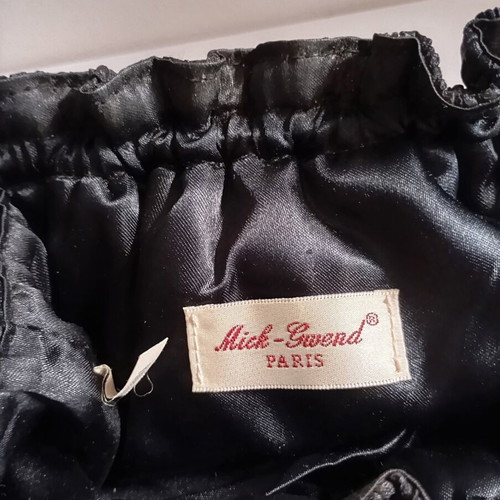 Mick Gwen evening handbag used, black
