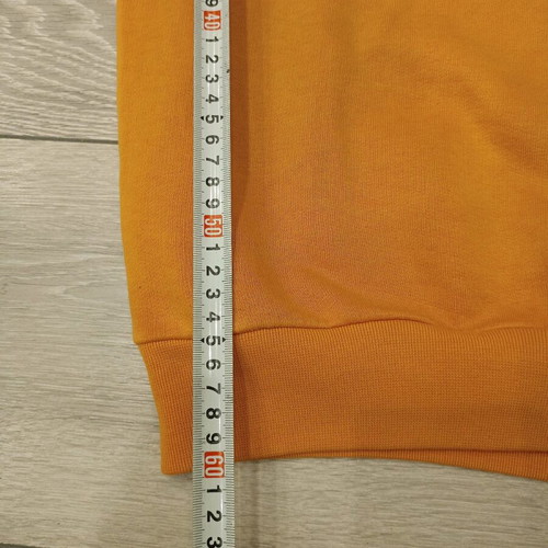 Adidas Y2K Three Stripe Crewneck sweatshirt used, orange/gray
