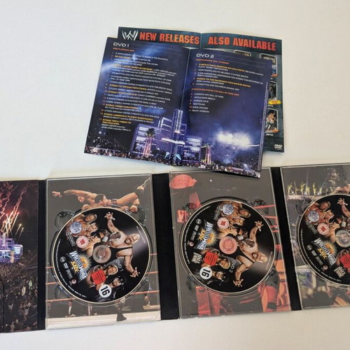 WWE WrestleMania XXIV 3 DVD set used with Greek subtitles