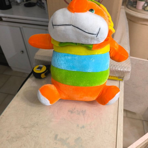 Plush Multicolored Dinosaur Toy like new TDB1005