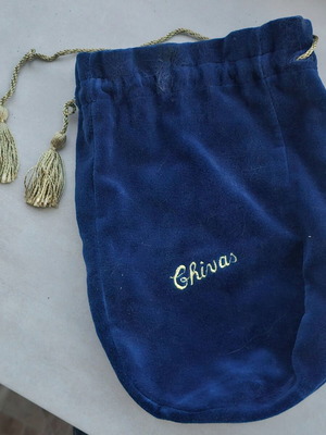 Chivas velvet luxury pouch new without wear