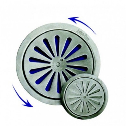 Inox grate Φ100 for floor drain new