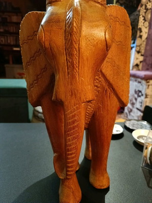 Handmade African solid wood vintage '70s made to order with wear