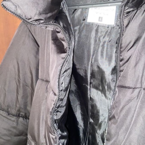 Terra Nova puffer jacket, size L, black