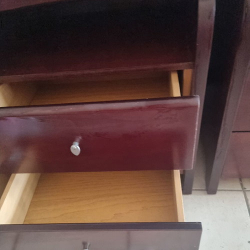 Bedroom vanity with two nightstands like new