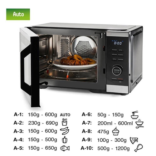 MUHLER MO-979 Air Plus 5-in-1 Microwave Oven new, 27L, black, digital