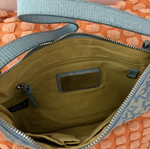 DKNY shoulder and handbag, turquoise