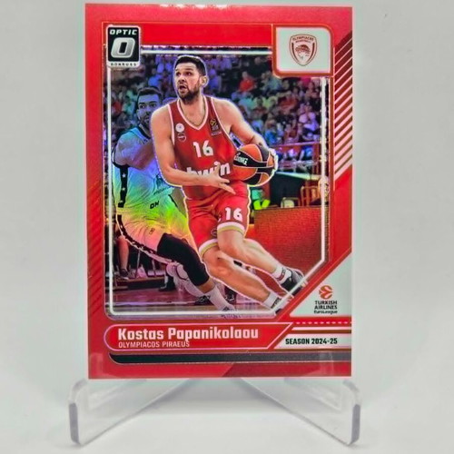 Panini Donruss Euroleague Kostas Papanikolaou Red Optic card /99 like new