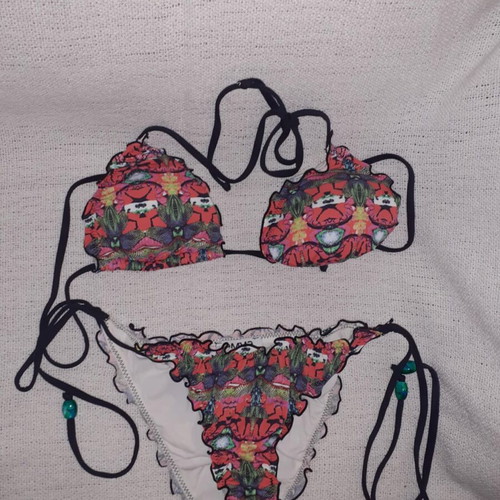 Emma Swimwear bikini like new, size 1 (S/XS), red multicolor