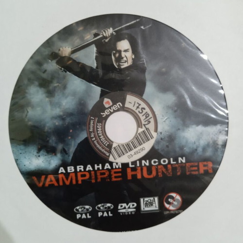 Abraham Lincoln Vampire Hunter DVD new, adventure thriller