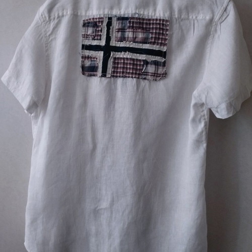 Napapijri men's shirt white size M used