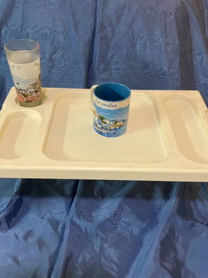 Bed Tray Like New with Foldable Legs