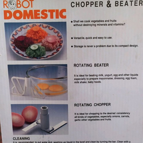 Manual food processor new