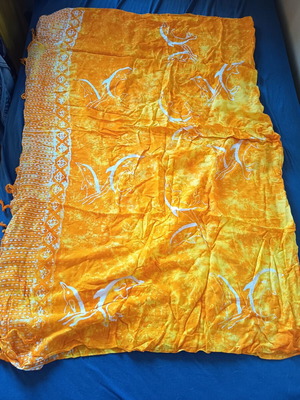 Yellow pareo like new 1.20 x 1.60 m