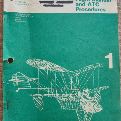 Airman’s Information Manual May 1976 used, FAA collectible
