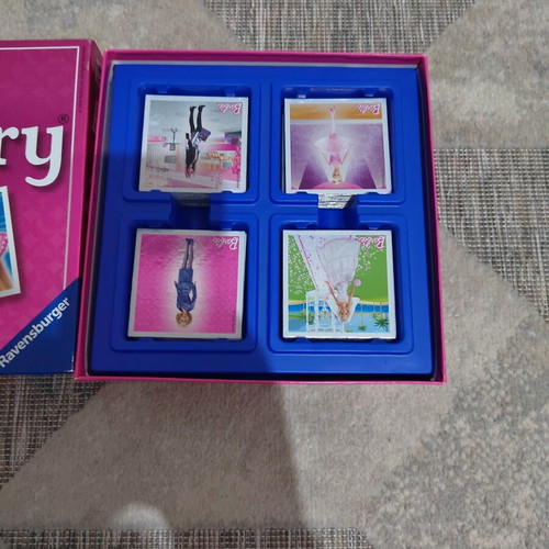 Barbie Memory board game used