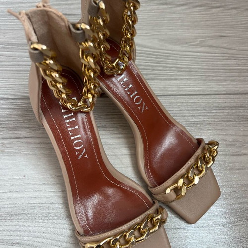 Beige sandals new size 36