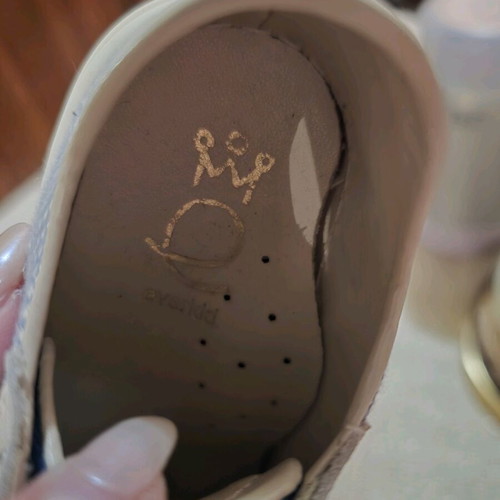 Everkid baptism shoe like new, size 22
