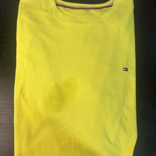 Tommy Hilfiger yellow T-shirt, size M